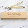 Hampers and Gifts to the UK - Send the Personalised Classic Wooden Pen and Pencil Gift Set